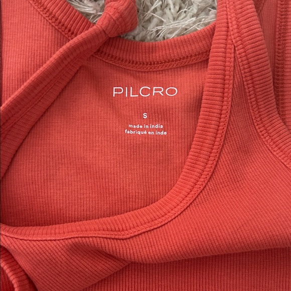 Pilcro Coral Ribbed Racerback Tank - Picture 2 of 2